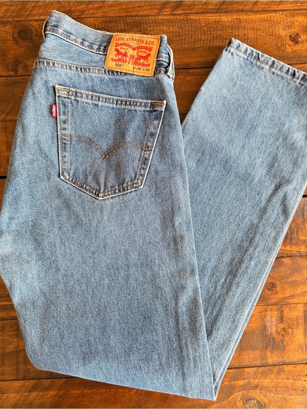 Levi’s 505 Regular Fit Jeans, Men’s Size 34x34